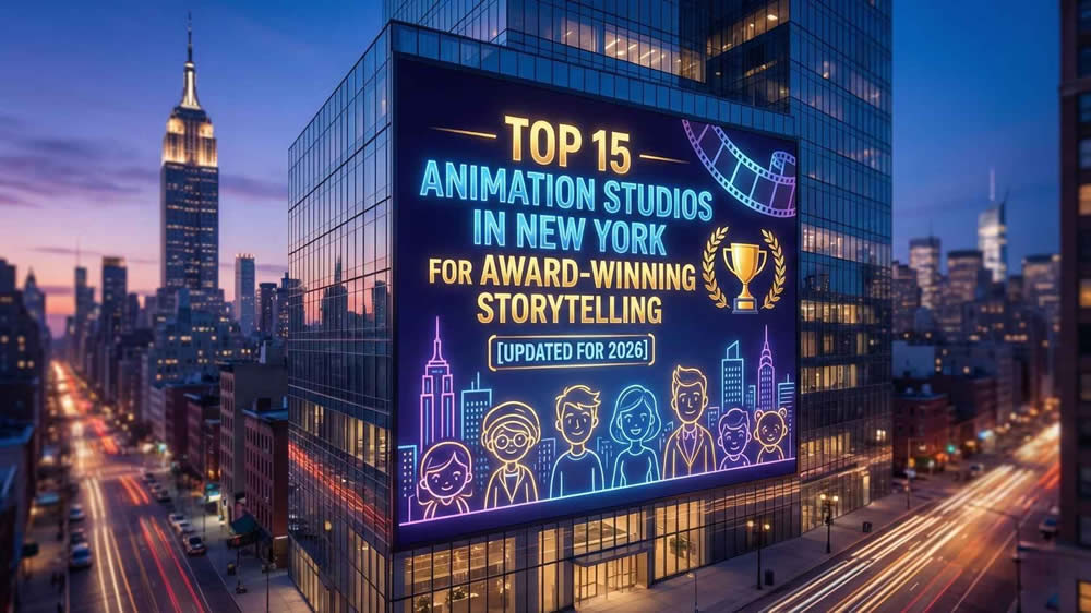 Top 15 Animation Studios in New York for Award-Winning Storytelling [Updated For 2026]
