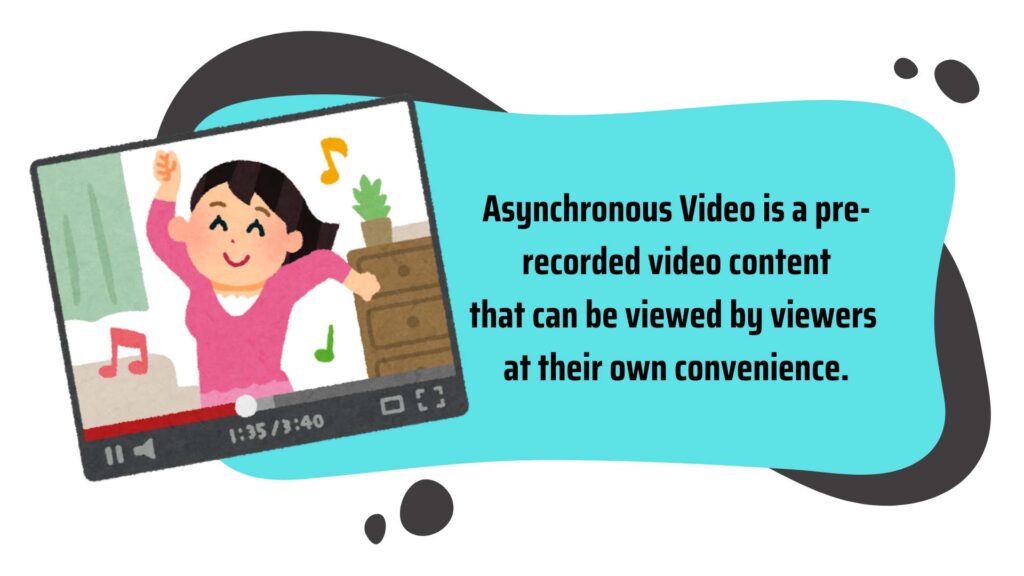 what is asynchronous video