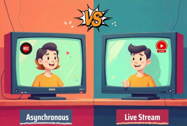 asynchronous video vs live video