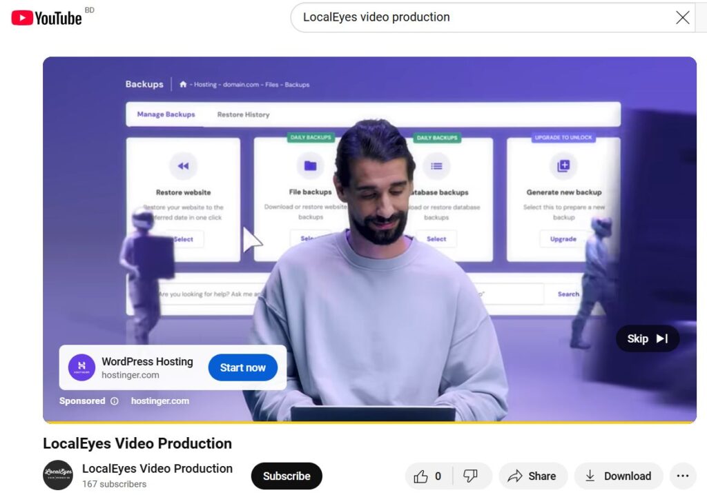 video ads example