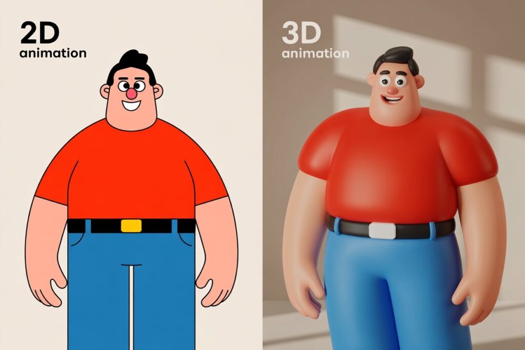 2d animation vs 3d animation