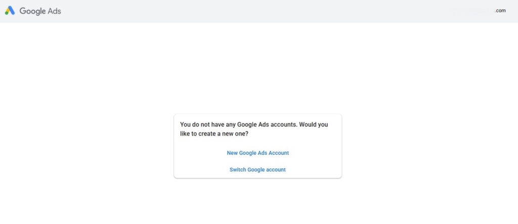 Google ads account