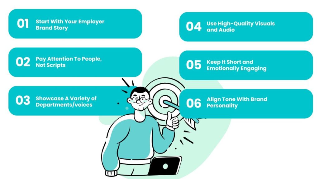 Tips for company culture video