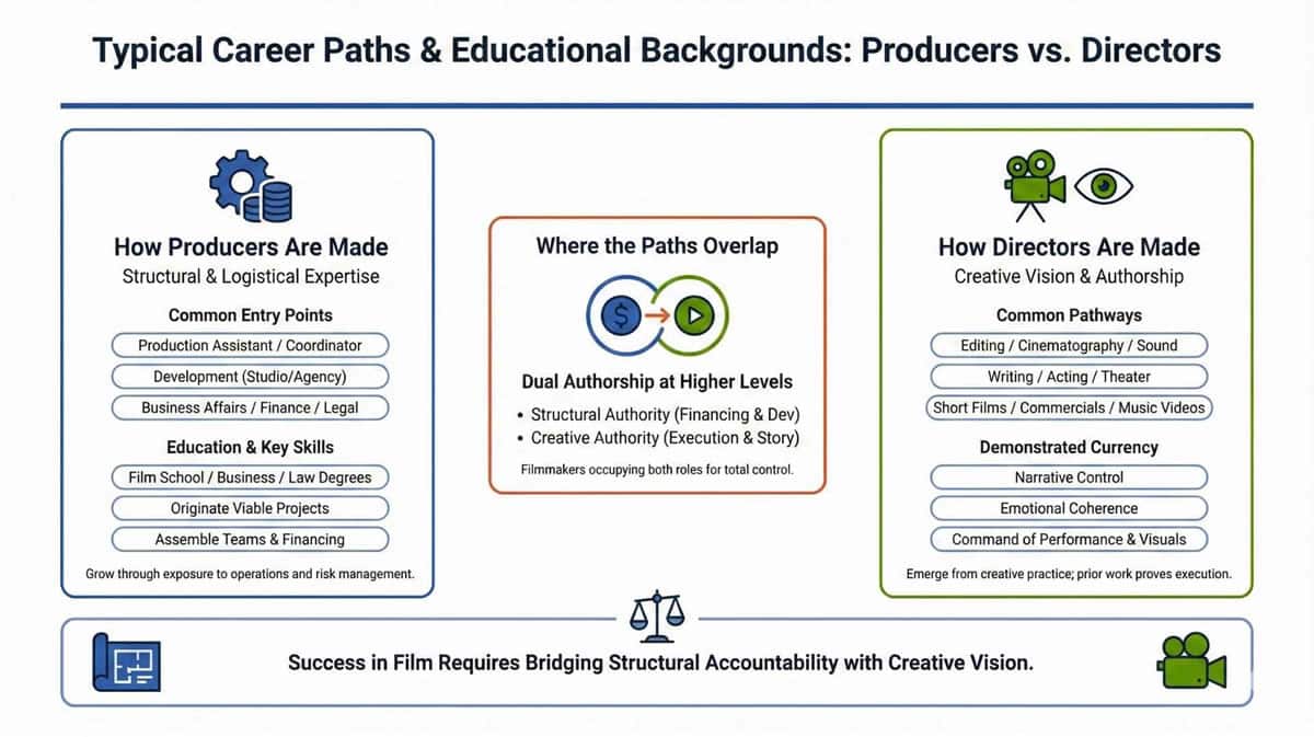 Career Paths & Backgrounds: Producers vs Directors