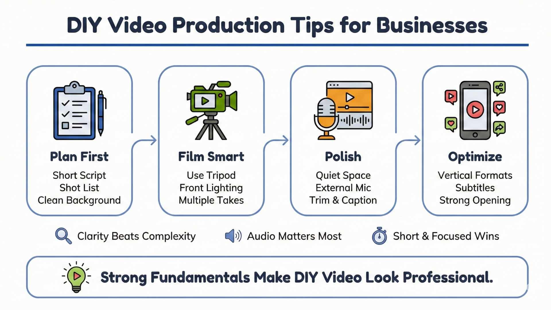 DIY Video Production Tips for Businesses