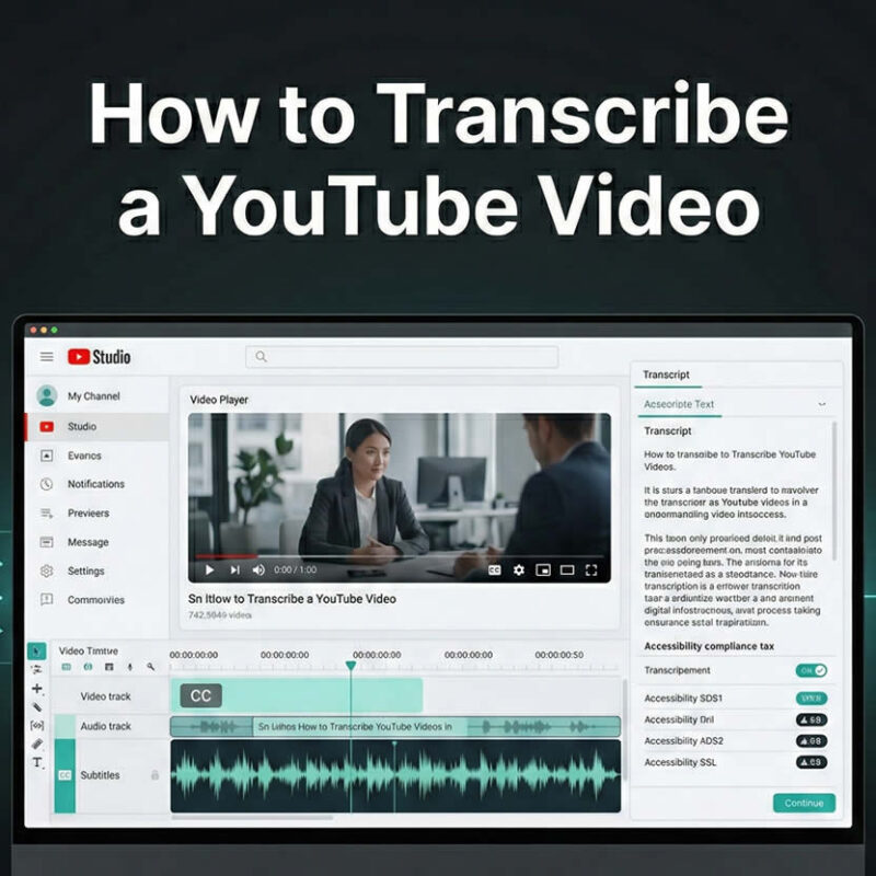 How to Transcribe a YouTube Video