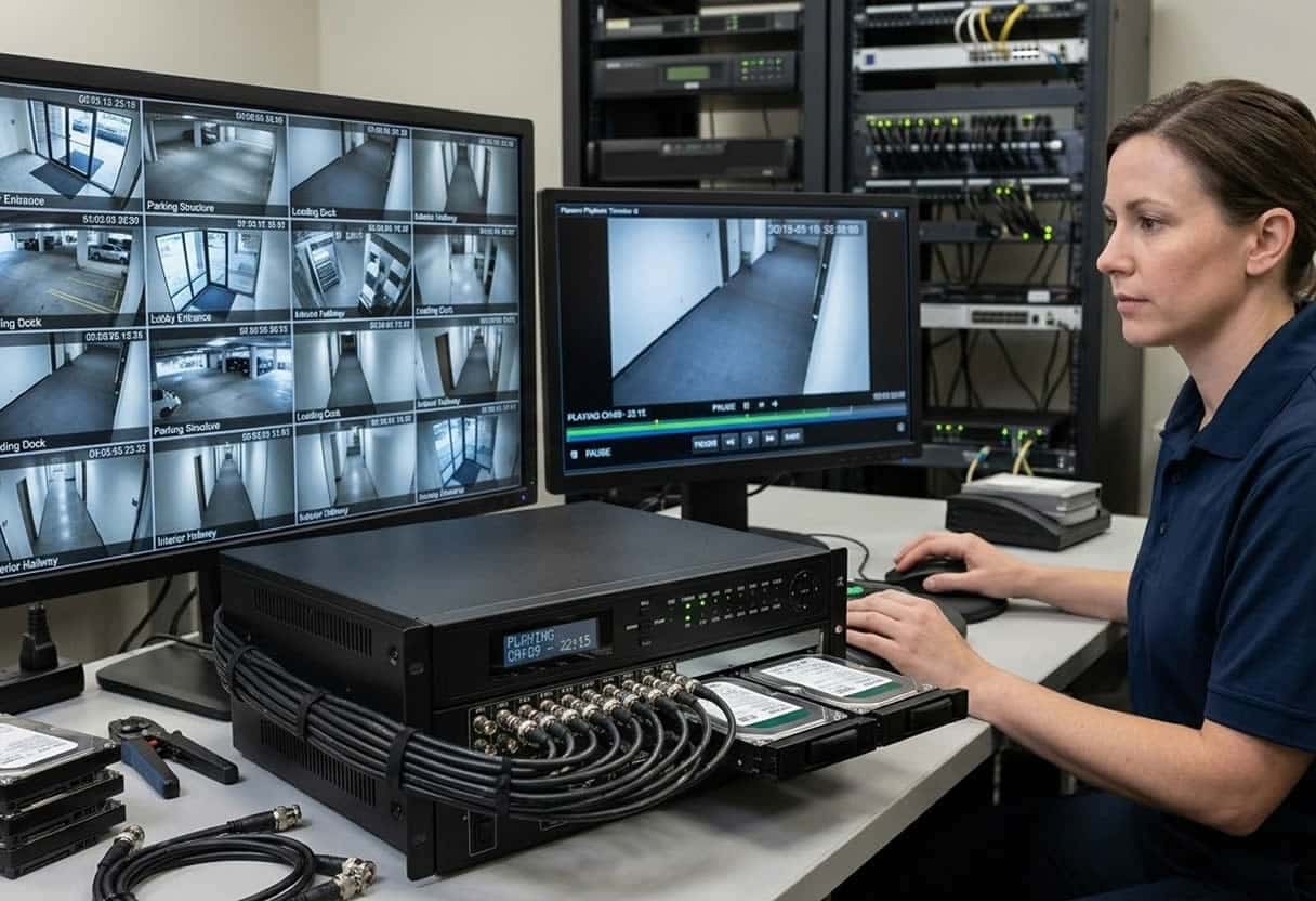 Comprehensive guide to Digital Video Recorder (DVR) architecture, encoding, storage design, retention modeling, performance engineering, and cybersecurity hardening.